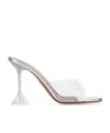 Amina Muaddi Sabot Lupita Glass In Pvc Trasparente  Donna