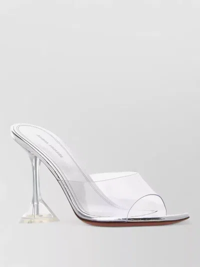 Amina Muaddi Transparent Pvc Mules