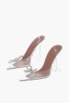 Amina Muaddi Transparent Pvc Rosie Glass Slingbacks 9.5cm