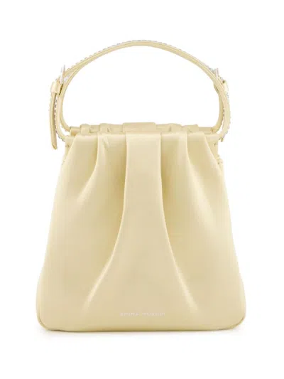 AMINA MUADDI VITTORIA CRYSTAL SATIN TOTE BAG