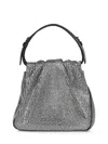 Amina Muaddi Vittoria Full Crystal Handbag