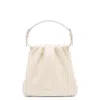 Amina Muaddi Iovry Nappa Leather Vittoria Crystal Handbag