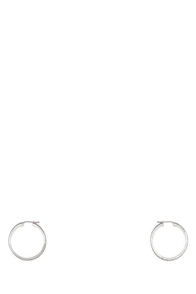 Amina Muaddi Whicrysil Earrings In Metallic