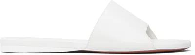 Amina Muaddi White Bianca Sandals