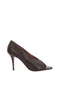 Amina Muaddi Julianne Peep Toe Pump 90