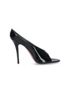 Amina Muaddi Anok Slipper 105 Patent Black 105 Mm Sm In Black