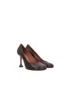Amina Muaddi With Heel In Mocha