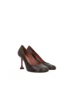 Amina Muaddi With Heel In Mocha