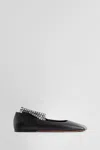 Amina Muaddi Ballet Flats  Woman Color Black