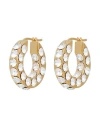 Amina Muaddi Woman Earrings Gold Size - Metal In Gold