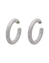 Amina Muaddi Woman Earrings Silver Size - Metal In Silver