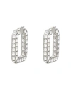 Amina Muaddi Woman Earrings Silver Size - Metal In Silver