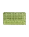 Amina Muaddi Paloma Crystal-embellished Clutch Bag In Green