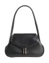 Amina Muaddi Woman Handbag Black Size - Leather