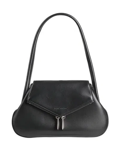 Amina Muaddi Woman Handbag Black Size - Leather