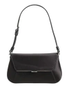 Amina Muaddi Woman Handbag Black Size - Textile Fibers