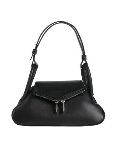 Amina Muaddi Woman Handbag Black Size - Leather