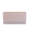 Amina Muaddi Woman Handbag Blush Size - Textile Fibers In Pink