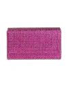 Amina Muaddi Woman Handbag Garnet Size - Textile Fibers In Red