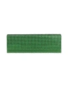 Amina Muaddi Woman Handbag Green Size - Textile Fibers