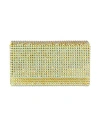 Amina Muaddi Woman Handbag Yellow Size - Textile Fibers