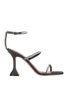 Amina Muaddi Gilda 105mm Crystal-embellished Sandals In Black