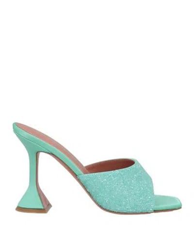 Amina Muaddi Satin Open-toe Sandals With Crystal Embellishments In Blue