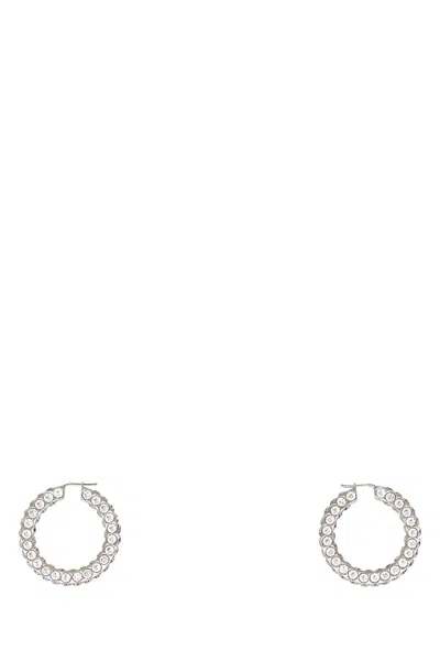 AMINA MUADDI AMINA MUADDI WOMEN EMBELLISHED METAL BIG JAHEEL EARRINGS