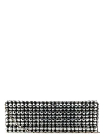 Amina Muaddi Women's Embellished Satin Amini Paloma Clutch
