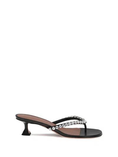 Amina Muaddi Women Gigi Sandals In Black