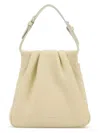 Amina Muaddi Women's Iovry Nappa Leather Vittoria Crystal Handbag