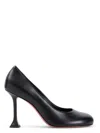 Amina Muaddi Iris Pump 95 Nappa Black 95 Mm Mini Irispump95 Blk In Black