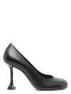 Amina Muaddi Women's Isir Leather Pumps