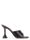 Amina Muaddi Lupita' Suede Heeled Slip Ons