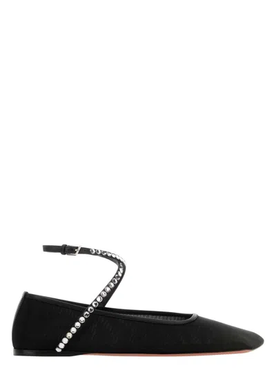 AMINA MUADDI WOMEN'S MESH ANE BALLERINAS