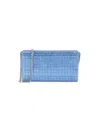 Amina Muaddi Paloma Crystal-embellished Clutch In Baby Blue