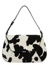 Amina Muaddi Printed Calf Hair Ami Shoulder Bag