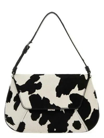 AMINA MUADDI WOMEN'S PRINTED CALF HAIR AMI SHOULDER BAG