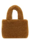 Amina Muaddi Women's Shearling Amini Giuly Handbag