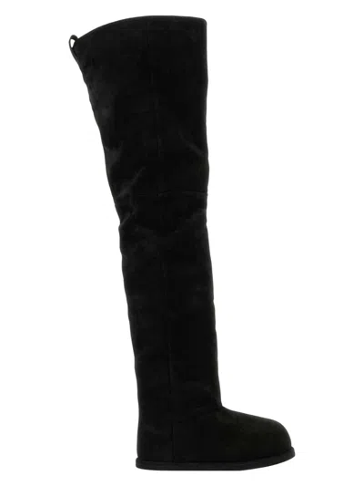 AMINA MUADDI WOMEN'S SUEDE HEIDI OVER-THE-KNEE BOOTS