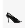 Amina Muaddi Julianne 90 Nappa Leather Sandals