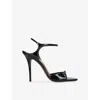 Amina Muaddi Patent-leather Adut Sandal