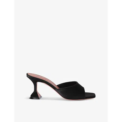 AMINA MUADDI WOMENS AMINA MUADDI LUPITA 70 SUEDE HEELED MULES
