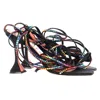 Amina Muaddi X Awge Lsd Gladi Crystal Jewel Embellished Lace Up High Heels Sandals In Black Satin In Black