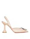 Amina Muaddi Women Begum Mesh Slingback Pumps