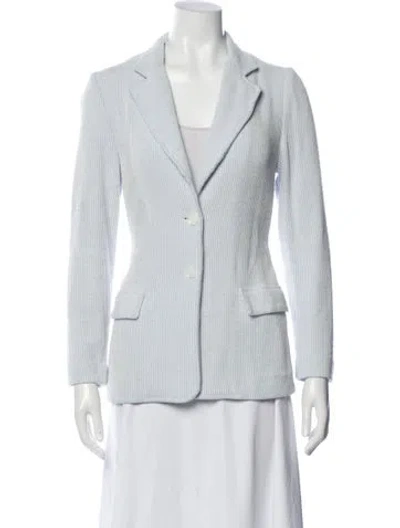 Pre-owned Amina Rubinacci Blazer In Blue