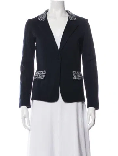 Pre-owned Amina Rubinacci Blazer In Blue