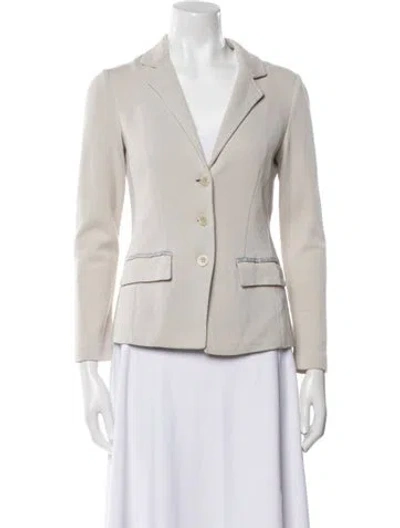 Pre-owned Amina Rubinacci Blazer In Gray