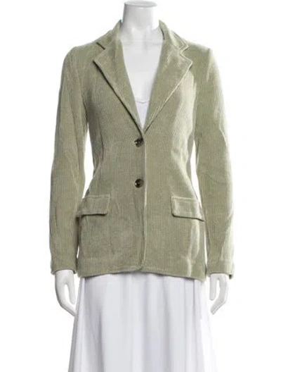 Pre-owned Amina Rubinacci Blazer In Green
