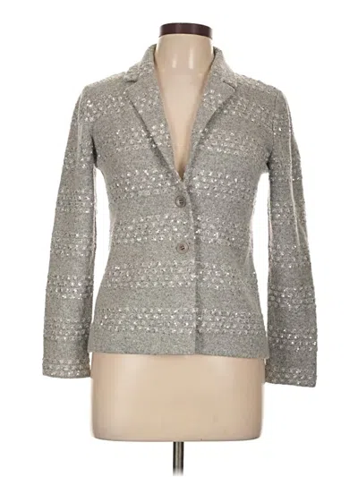Pre-owned Amina Rubinacci Blazer Jacket In Gray